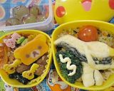 簡単キャラ弁☆マッシュポテトでアルセウス作り方8写真