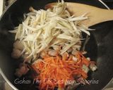 おうちでプロ級！鶏ごぼう飯☆混ぜる方式作り方3写真