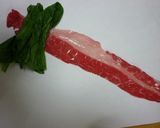 小松菜の牛薄切り肉巻き作り方2写真