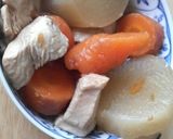 ラスカル君の胸肉と人参と大根の中華煮込み作り方7写真