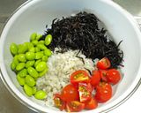 芽ひじきとそば米のライスサラダ風♪作り方5写真