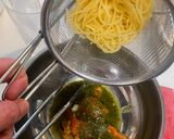バジルとサーモンの冷製パスタ作り方3写真
