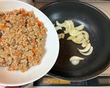 肉味噌消費レシピニラともやしのかた焼そば作り方3写真