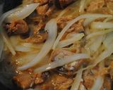 鯖缶（味噌味）と玉ねぎの簡単パスタ作り方2写真