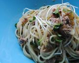 鯖缶（味噌味）と玉ねぎの簡単パスタ作り方6写真