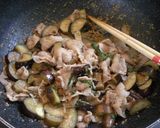 茄子と豚肉のゴマ味噌炒め作り方5写真