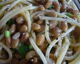 簡単☆納豆パスタ～ほんだし風味～作り方7写真