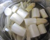 独逸◆アスパラ＆トマト＆ハムの冷製パスタ作り方1写真