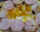＊とろ～り半熟卵のカルボ風トースト＊作り方7写真