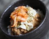 ◆美味しい！◆おぼろ昆布のせキムチ納豆作り方3写真
