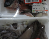 圧力鍋で作るぶりのあらとイカの煮物作り方1写真