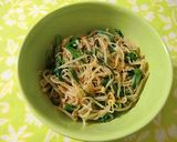 ニラともやしの❤食べるラー油和え作り方3写真