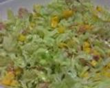 鮭の中骨水煮缶で酢味噌サラダ作り方5写真