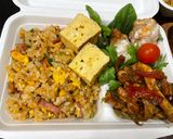 美活⭐︎お弁当⭐︎沙茶醬のピリ辛台湾炒飯弁当作り方7写真