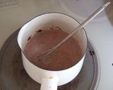 ホワイトチョコとビターの２層ムース作り方2写真