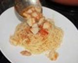 ホタテとトマトのパスタ作り方7写真