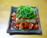 ヘルシー！豆腐とトマトの青じそサラダ作り方4写真
