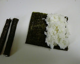 運動会・行楽くまさんの海苔巻き　キャラ弁作り方3写真