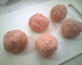 カマンベール入り肉団子☆カレーあんかけ作り方3写真
