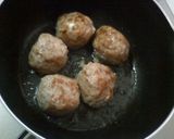 カマンベール入り肉団子☆カレーあんかけ作り方4写真