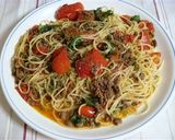 簡単☆ ひき肉とトマトのパスタ!作り方10写真