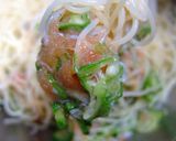 しらすとオクラめんたい冷製バミセリ作り方14写真