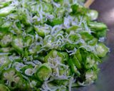 しらすとオクラめんたい冷製バミセリ作り方9写真