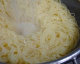 しらすとオクラめんたい冷製バミセリ作り方7写真