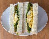 定番！レタスとマヨ卵のサンドイッチ！作り方6写真
