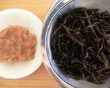 ヘルシー香ばし♪梅じゃこひじきチャーハン作り方1写真