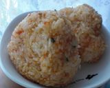 鮭のバター醤油むすび作り方5写真