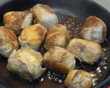 がっつり★豚小間の肉巻きおにぎり！作り方3写真
