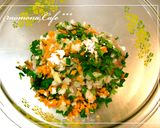 むね肉とたっぷり野菜のヘルシー餃子＊作り方1写真