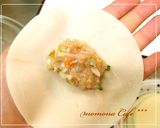 むね肉とたっぷり野菜のヘルシー餃子＊作り方4写真