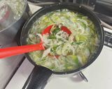 ネギとひき肉のスープ作り方9写真