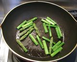 そら豆とアスパラガスのパスタ作り方2写真