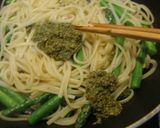 そら豆とアスパラガスのパスタ作り方4写真