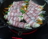 肉巻き・・めんつゆ味作り方3写真
