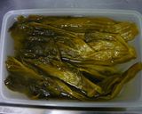 簡単☆高菜のピリ辛炒め作り方1写真