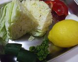 オレガノ風味のコールスローサラダ作り方1写真