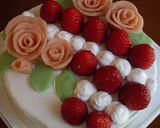 簡単!薔薇が可愛い デコレーションケーキ作り方16写真