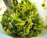 まびき菜とあげの梅和え作り方5写真