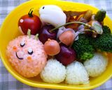 ＊キャラ弁＊森の中　はらぺこあおむし作り方5写真