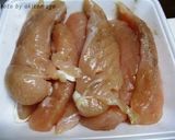 鶏ささみの梅春巻き作り方1写真
