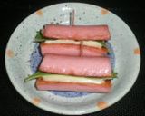 魚肉ソーセージDEチーズサンド作り方5写真