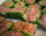ゴーヤの肉詰め作り方4写真