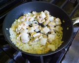 パニールとシーフードのほうれん草カレー作り方7写真