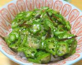 梅オクラのねばねば丼。作り方5写真