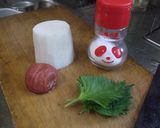 *梅シャキ*（最初の一品）作り方1写真