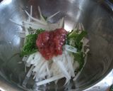 *梅シャキ*（最初の一品）作り方3写真